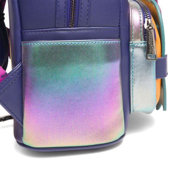 Loungefly DIsney Pooh Rainbow Holographic Vampire Tigger Mini Backpack main image 4